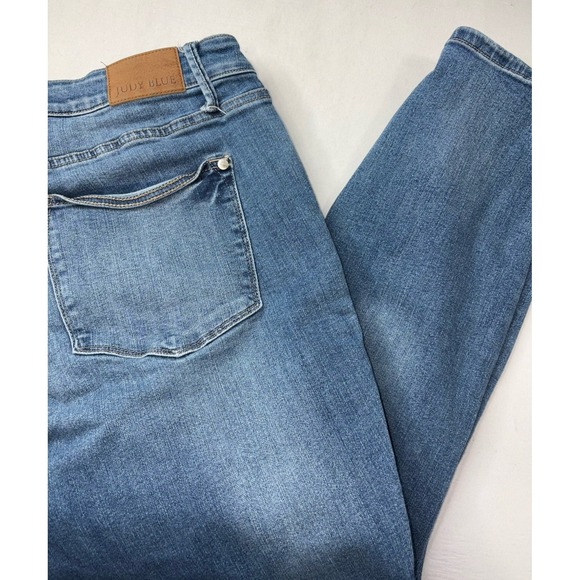 Judy Blue Womens 18/28 Skinny Fit  Blue Denim Jeans  JB88799MD Stretch Med Wash - Picture 8 of 12